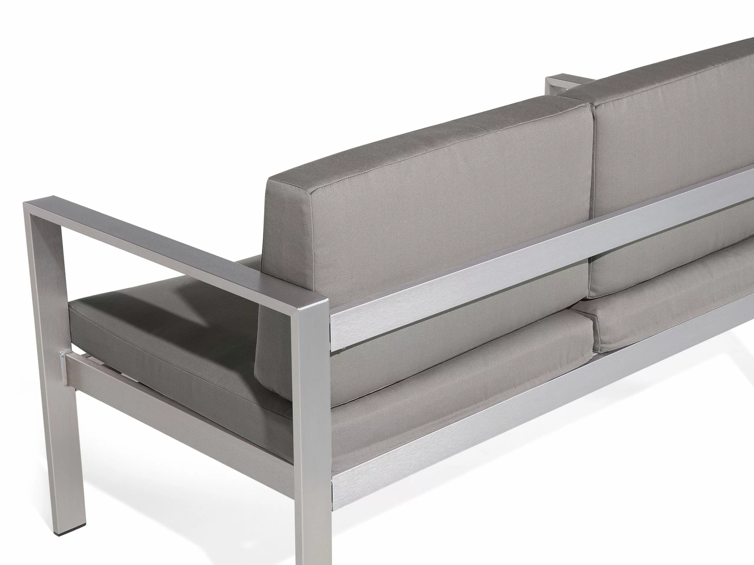 Beliani 2-istuttava Ulkosohva Alumiini Tummanharmaa SALERNO 6 Beliani 2-istuttava Ulkosohva Alumiini Tummanharmaa SALERNO - Image 6