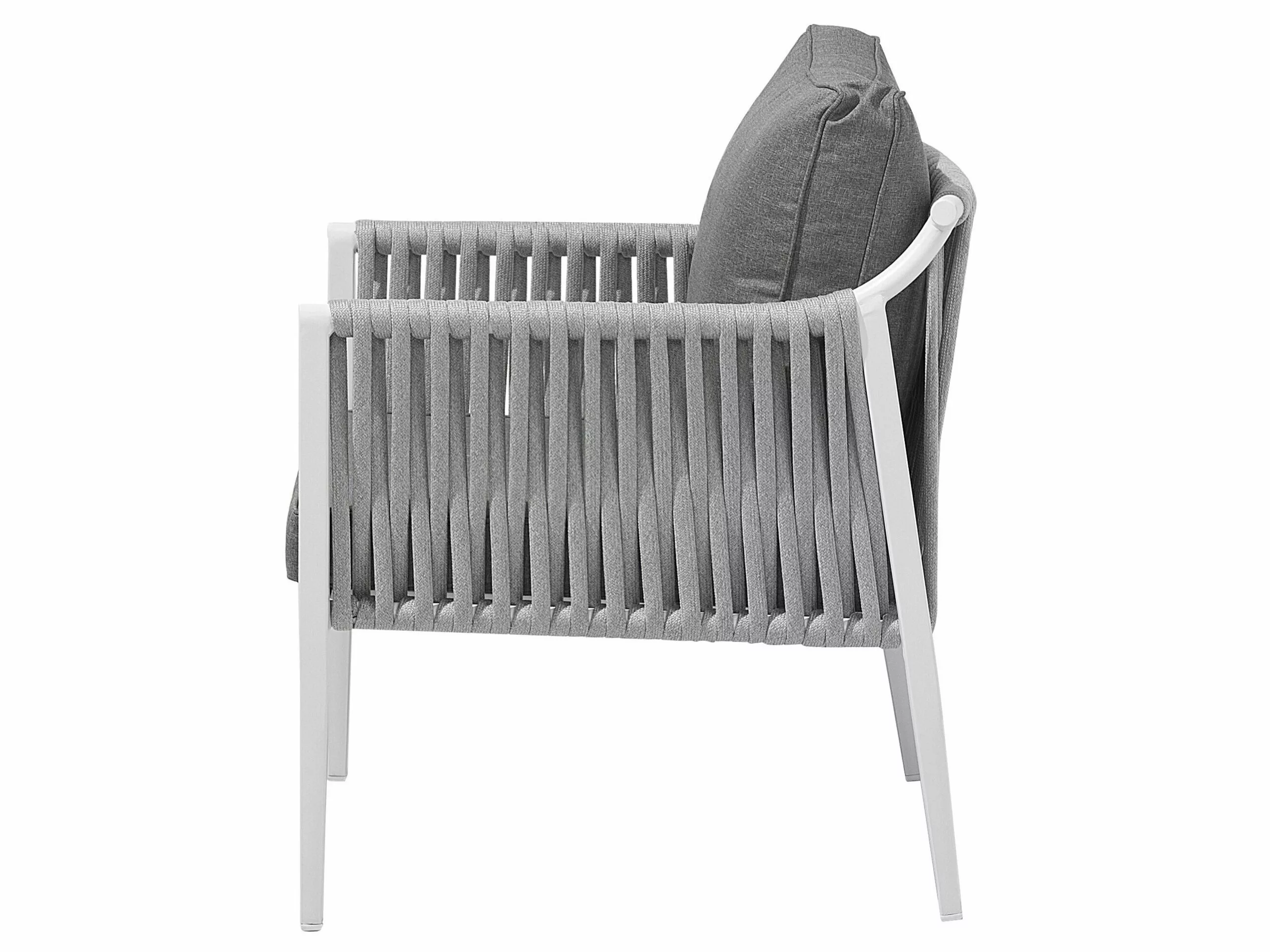 Beliani Puutarhasohvaryhmä Harmaa LATINA 9 Beliani Puutarhasohvaryhmä Harmaa LATINA - Image 9