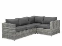 Beliani 4-istuttava Ulkosohvaryhmä Polyrottinki Tummanharmaa AVOLA -Ulkokalusteet shop undef src sa picid 704694 type whitesh image scaled