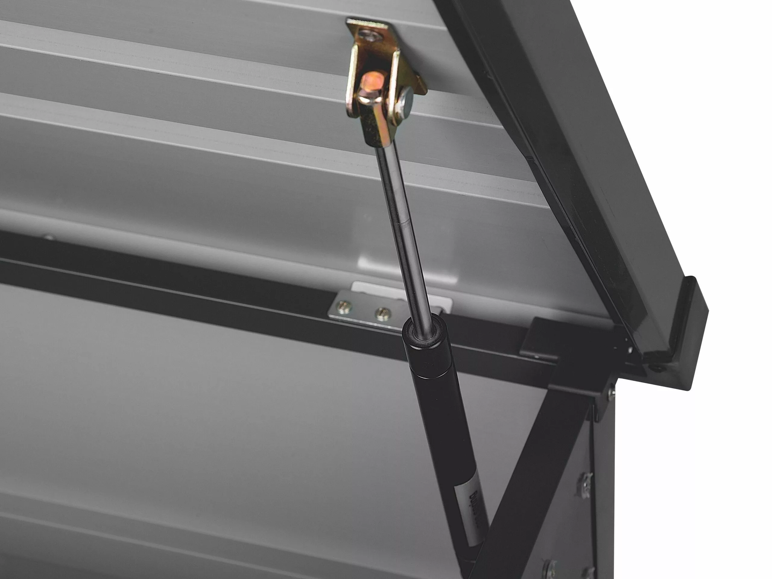 Beliani Pehmustelaatikko Teräksinen Grafiitinharmaa 132x62 Cm CEBROSA 5 Beliani Pehmustelaatikko Teräksinen Grafiitinharmaa 132x62 Cm CEBROSA - Image 5