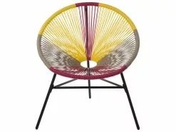 Beliani Narutuoli Polyrottinki Monivärinen Keltainen 2 Kpl ACAPULCO -Ulkokalusteet shop undef src sa picid 718093 type whitesh image scaled