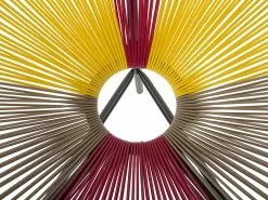 Beliani Narutuoli Polyrottinki Monivärinen Keltainen 2 Kpl ACAPULCO -Ulkokalusteet shop undef src sa picid 718099 type whitesh image scaled