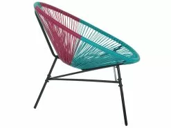 Beliani Narutuoli Polyrottinki Turkoosi/pinkki ACAPULCO -Ulkokalusteet shop undef src sa picid 718120 type whitesh image scaled