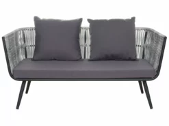 Beliani Puutarhasohvasetti Harmaa RAGUSA -Ulkokalusteet shop undef src sa picid 718422 type whitesh image scaled