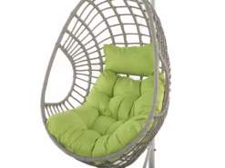 Beliani Riipputuoli Jalustalla Harmaanruskea ARPINO -Ulkokalusteet shop undef src sa picid 724621 type whitesh image scaled