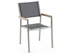 Beliani 6-istuttava Ulkoruokailuryhmä Lasitaso Tekstiilituolit Harmaa GROSSETO 16 Beliani 6-istuttava Ulkoruokailuryhmä Lasitaso Tekstiilituolit Harmaa GROSSETO -Ulkokalusteet shop undef src sa picid 725165 type whitesh image scaled