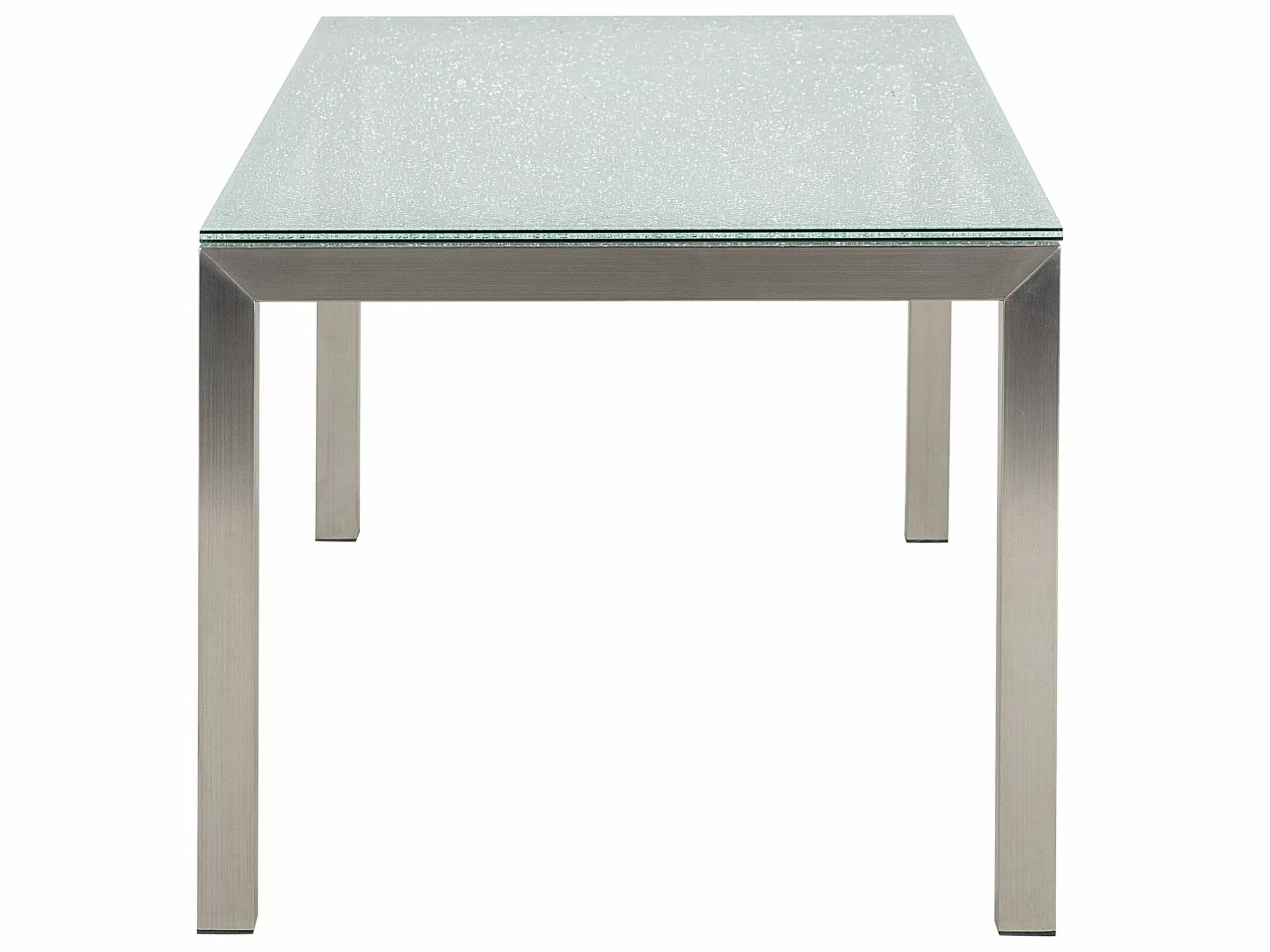 Beliani Puutarhapöytä Lasitasolla Kirkas 180 X 90 Cm GROSSETO 6 Beliani Puutarhapöytä Lasitasolla Kirkas 180 X 90 Cm GROSSETO - Image 6