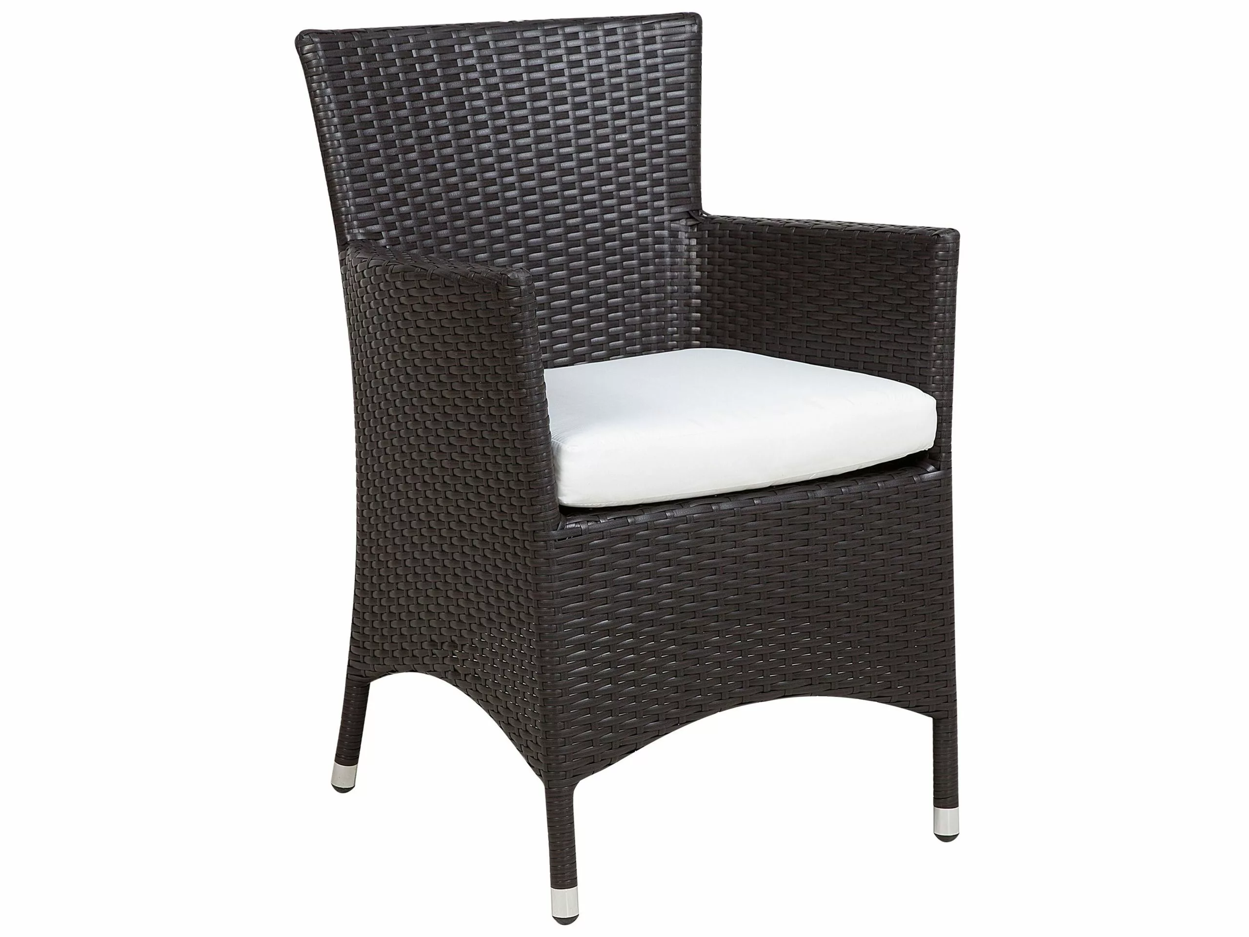 Beliani Puutarhatuoli Polyrottinki Tummanruskea 2 Kpl ITALY 3 Beliani Puutarhatuoli Polyrottinki Tummanruskea 2 Kpl ITALY - Image 3