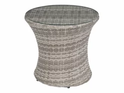 Beliani 2-istuttava Bistrosetti Polyrottinki Harmaa CAPRI -Ulkokalusteet shop undef src sa picid 737832 type whitesh image scaled