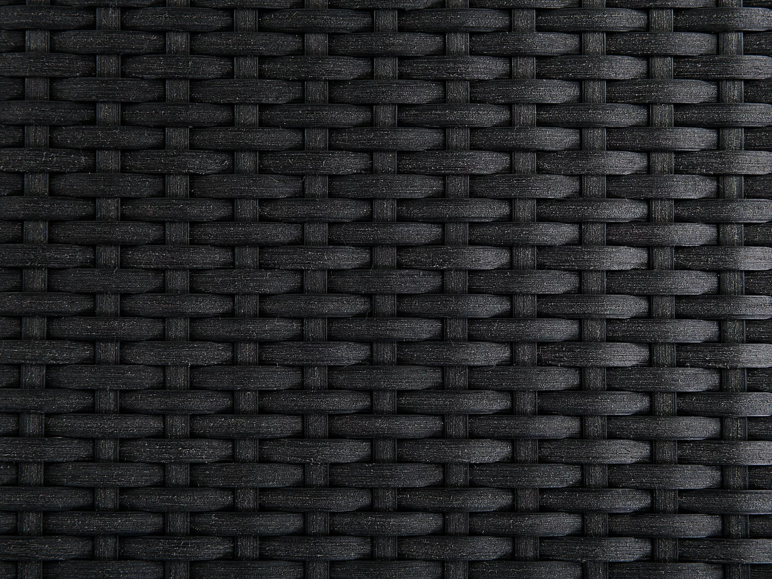 Beliani Puutarhatuoli Polyrottinki Musta 2 Kpl GROSSETO - Image 6