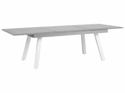 Beliani Puutarhapöytäryhmä Jatkettava Pöytä Ja 6 Tuolia Harmaa PERETA -Ulkokalusteet shop undef src sa picid 738768 type whitesh image scaled