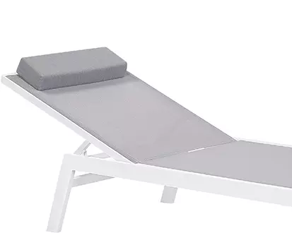 Beliani Harmaa Alumiininen Aurinkotuoli CATANIA II - Image 7