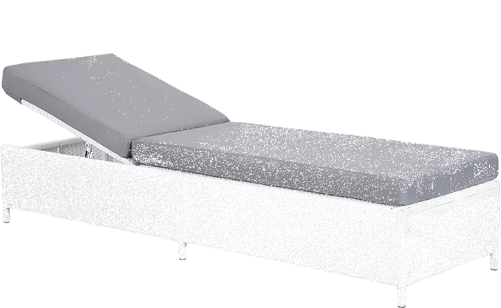 Beliani Aurinkotuoli Valkoinen TURIN II - Image 3