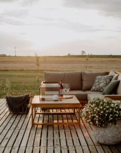 Beliani 4-istuttava Ulkosohvaryhmä Sertifioitu Akasiapuu Oikeak. Ruskeanharmaa TIMOR -Ulkokalusteet shop undef src sa picid 750374 type whitesh image