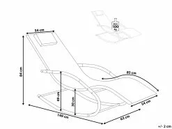 Beliani Limenvihreä Aurinkotuoli CARANO -Ulkokalusteet shop undef src sa picid 751278 type whitesh image scaled