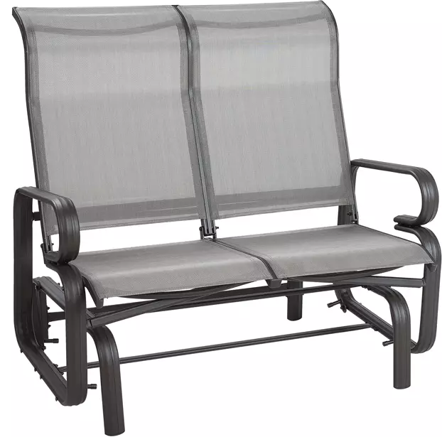 Beliani Puutarhapenkki Ruskea BORGIO - Image 4