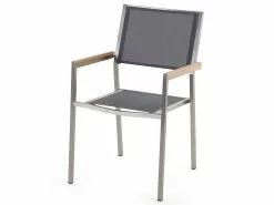 Beliani 6-istuttava Ulkoruokailuryhmä Eukalyptuspuutaso Tekstiilituolit Harmaa GROSSETO -Ulkokalusteet shop undef src sa picid 768431 type whitesh image scaled