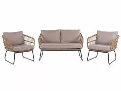 Beliani 4-istuttava Ulkosohvaryhmä Polyrottinki Beige RAVELLO 12 Beliani 4-istuttava Ulkosohvaryhmä Polyrottinki Beige RAVELLO -Ulkokalusteet shop undef src sa picid 777331 type whitesh image scaled