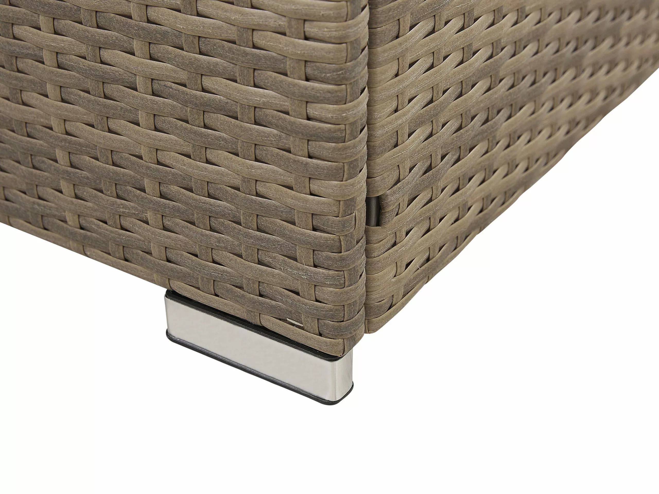 Beliani 6-istuttava Ulkosohvaryhmä Polyrottinki Ruskea BELVEDERE 10 Beliani 6-istuttava Ulkosohvaryhmä Polyrottinki Ruskea BELVEDERE - Image 10