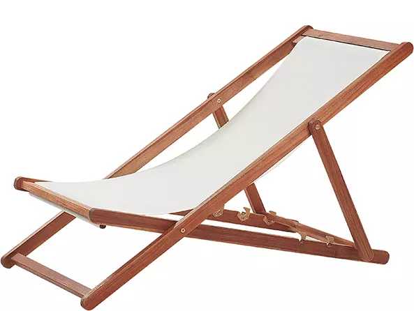 Beliani Tumma Akaasiapuinen Aurinkotuoli ANZIO - Image 3