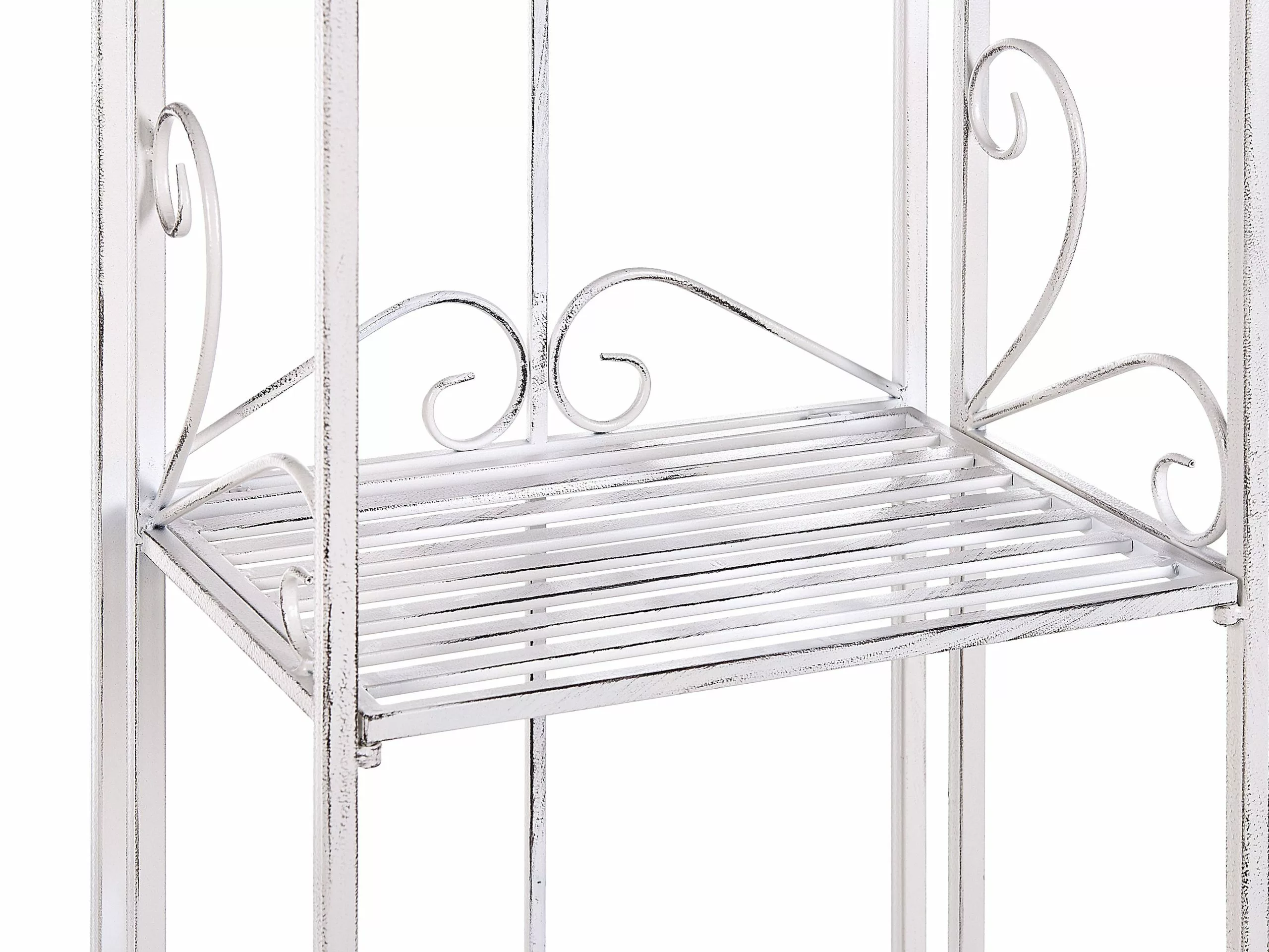 Beliani Valkoinen Rautainen 4-tasoinen Hylly VALDIVIA - Image 7