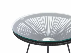 Beliani Kalustesetti Musta Pöytä Ja 2 Tuolia ACAPULCO II -Ulkokalusteet shop undef src sa picid 795236 type whitesh image scaled