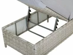 Beliani Aurinkotuoli Harmaa TURIN II -Ulkokalusteet shop undef src sa picid 796039 type whitesh image scaled