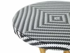 Beliani Puutarhapöytä ø 70 Cm Mustavalkoinen RIFREDDO -Ulkokalusteet shop undef src sa picid 798830 type whitesh image scaled