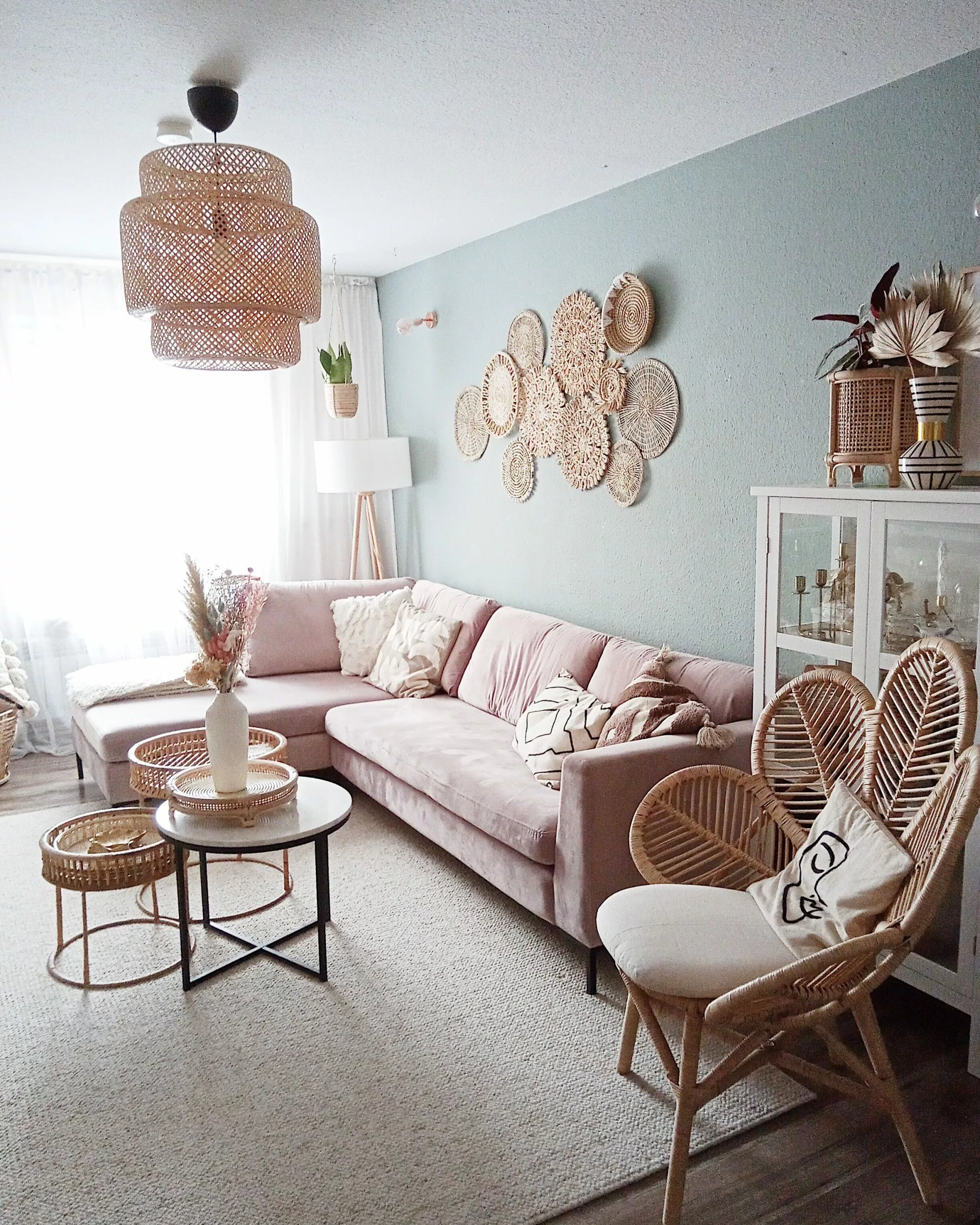 Beliani Riikinkukkotuoli Rottinki Luonnonväri FLORENTINE - Image 7