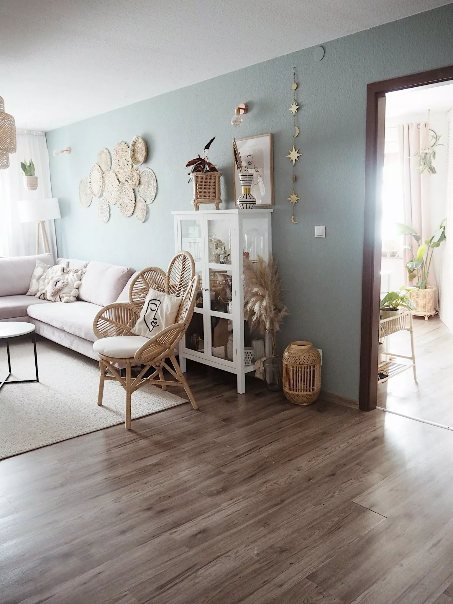 Beliani Riikinkukkotuoli Rottinki Luonnonväri FLORENTINE - Image 8