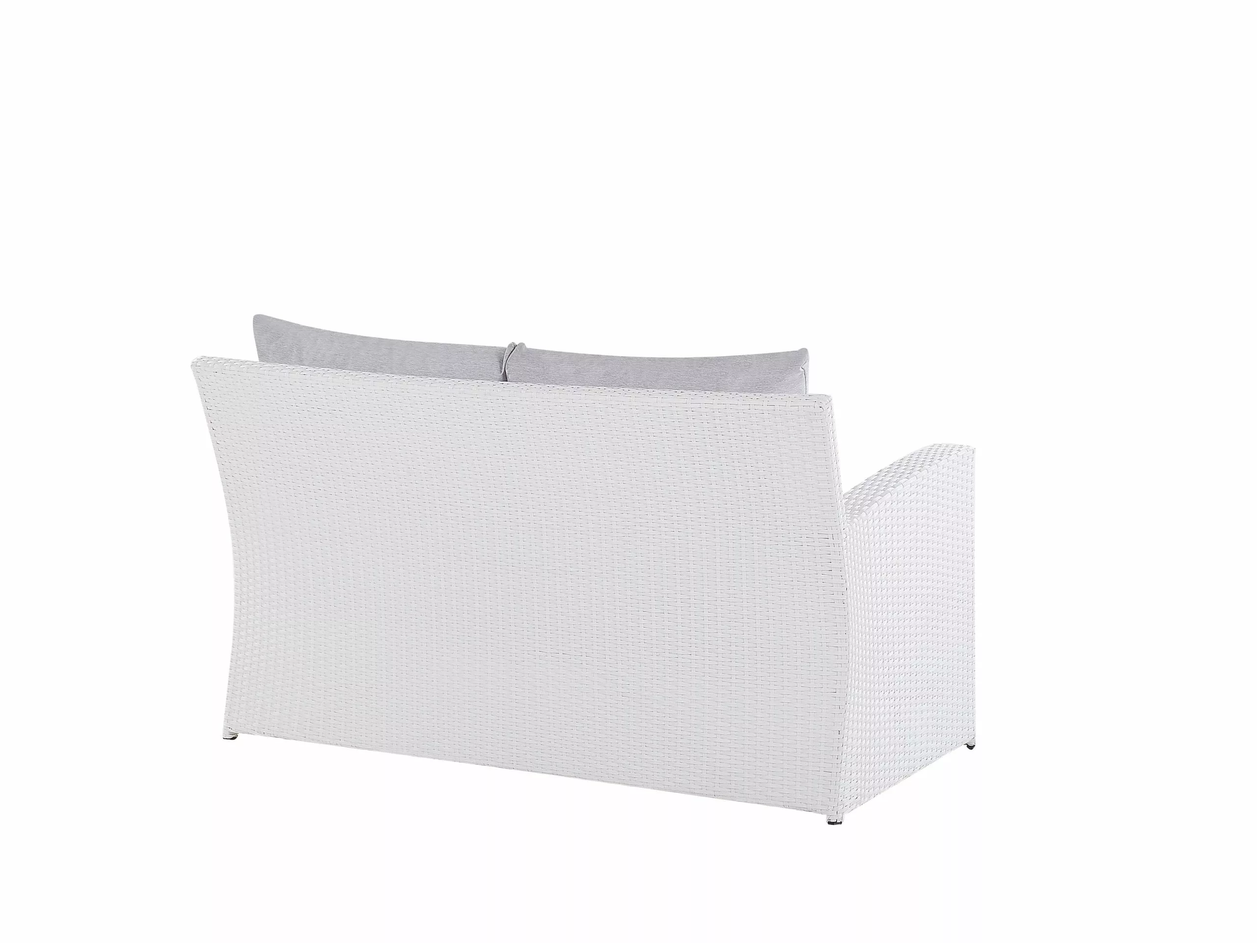 Beliani 4-istuttava Ulkosohvaryhmä Polyrottinki Valkoinen SAN MARINO 5 Beliani 4-istuttava Ulkosohvaryhmä Polyrottinki Valkoinen SAN MARINO - Image 5