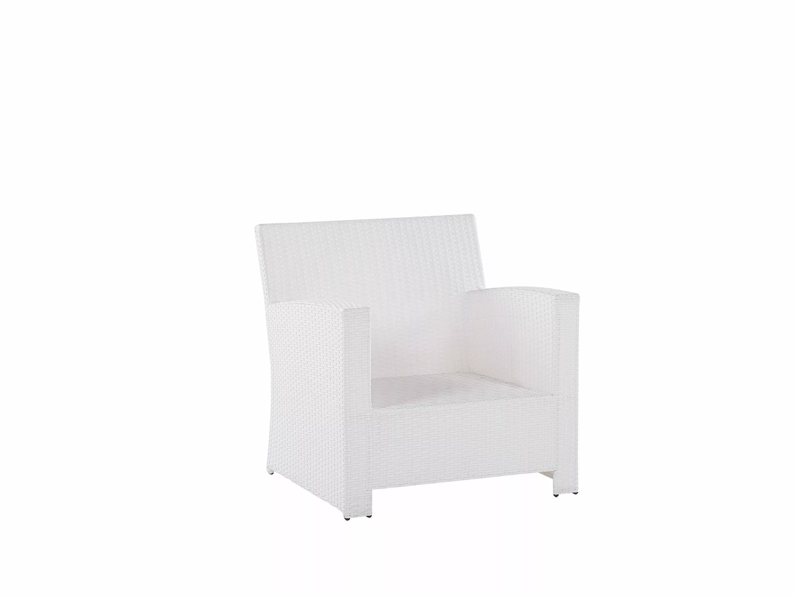 Beliani 4-istuttava Ulkosohvaryhmä Polyrottinki Valkoinen SAN MARINO 7 Beliani 4-istuttava Ulkosohvaryhmä Polyrottinki Valkoinen SAN MARINO - Image 7