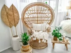 Beliani Riikinkukkotuoli Rottinki Luonnonväri EMMANUELLE -Ulkokalusteet shop undef src sa picid 802027 type whitesh image scaled