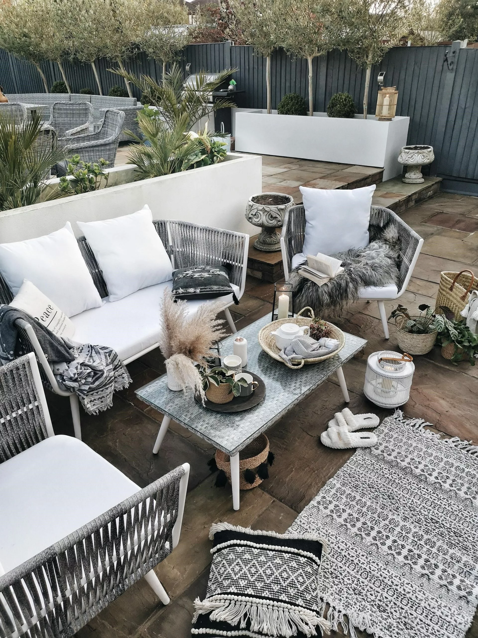 Beliani Puutarhasohvasetti Luonnonvalkoinen RAGUSA 4 Beliani Puutarhasohvasetti Luonnonvalkoinen RAGUSA - Image 4