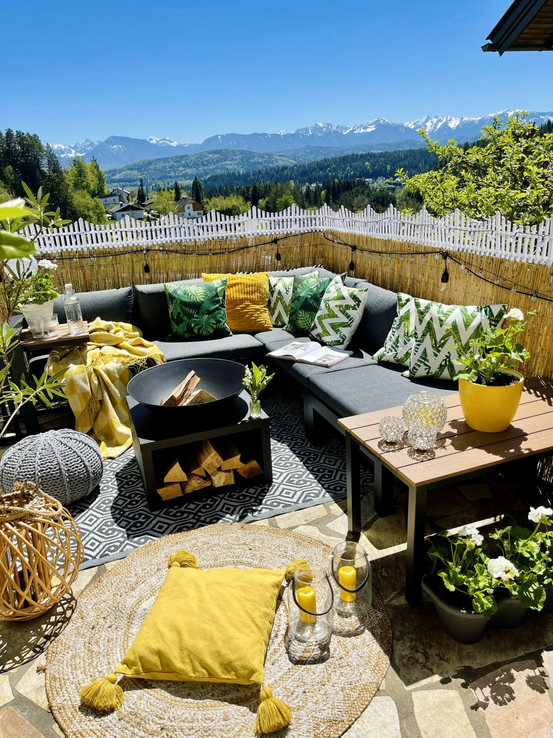 Beliani Ulkosohvaryhmä Mustaharmaa MESSINA - Image 10