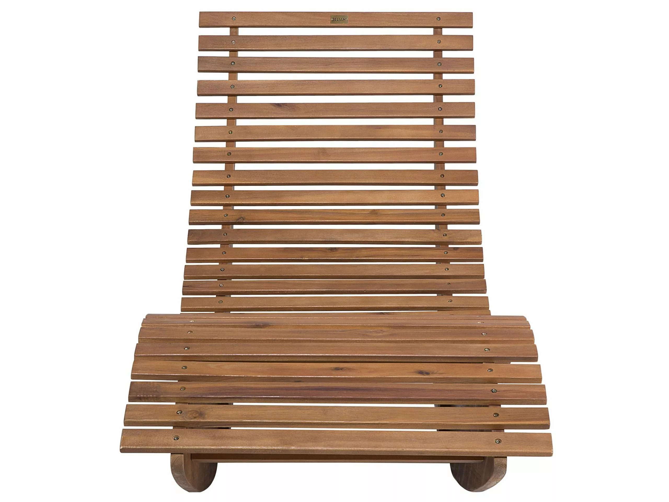 Beliani Aurinkotuoli Akasiapuu Vaalea Puu BRESCIA - Image 9