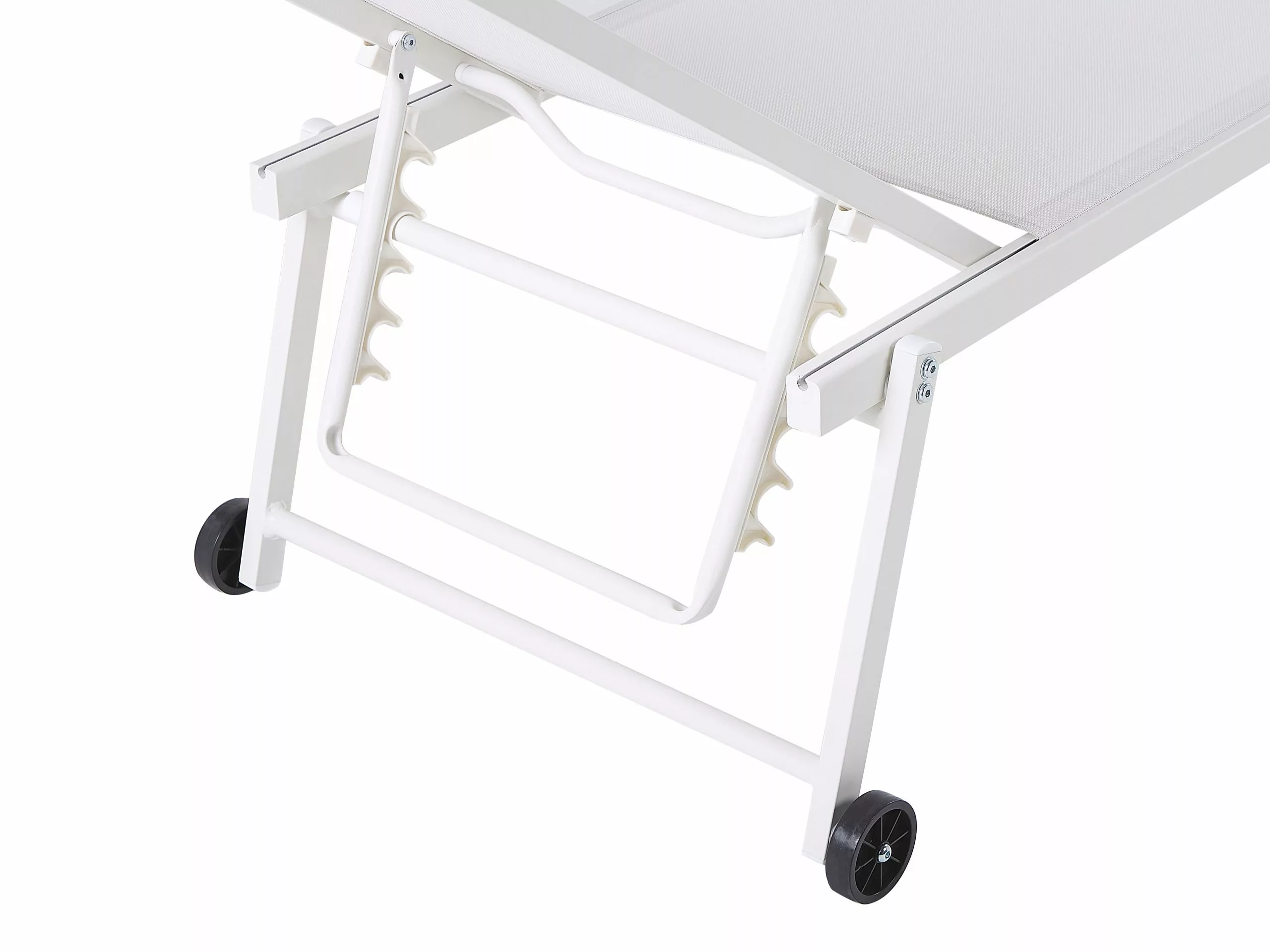 Beliani Aurinkotuoli Metallinen Valkoinen PORTOFINO 7 Beliani Aurinkotuoli Metallinen Valkoinen PORTOFINO - Image 7