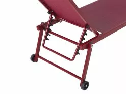 Beliani Metallinen Punainen Aurinkotuoli PORTOFINO 16 Beliani Metallinen Punainen Aurinkotuoli PORTOFINO -Ulkokalusteet shop undef src sa picid 803900 type whitesh image scaled