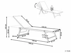 Beliani Metallinen Punainen Aurinkotuoli PORTOFINO 19 Beliani Metallinen Punainen Aurinkotuoli PORTOFINO -Ulkokalusteet shop undef src sa picid 804360 type whitesh image scaled