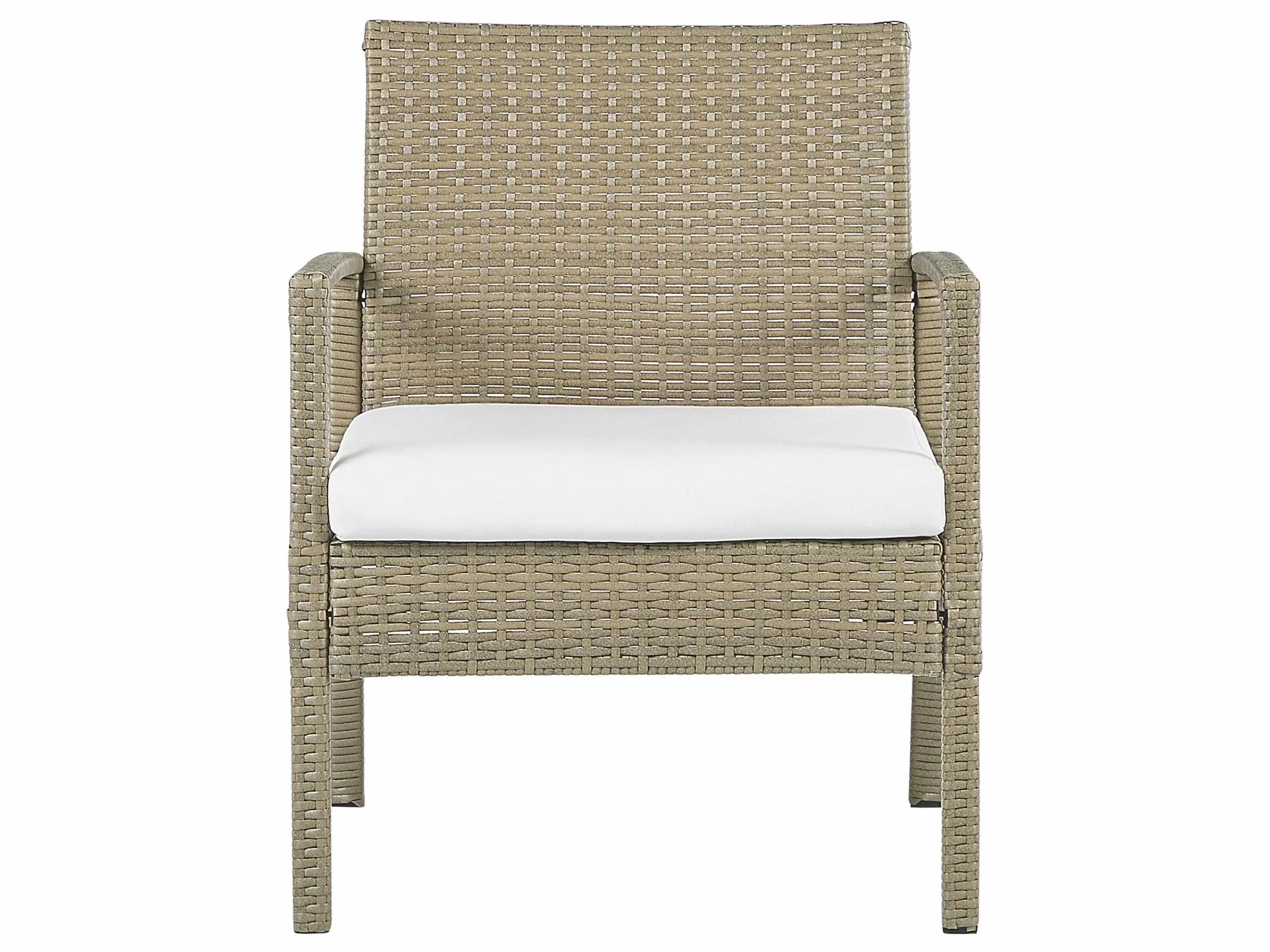 Beliani 4-istuttava Ulkosohvaryhmä Rottinki Vaaleanruskea MARSALA 10 Beliani 4-istuttava Ulkosohvaryhmä Rottinki Vaaleanruskea MARSALA - Image 10