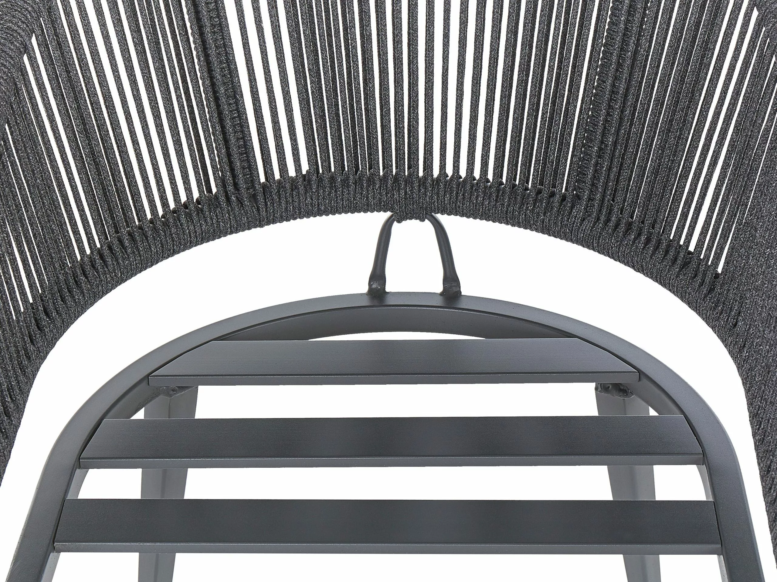 Beliani Puutarhatuoli 2 Kpl Alumiininen Harmaa MILETO 8 Beliani Puutarhatuoli 2 Kpl Alumiininen Harmaa MILETO - Image 8