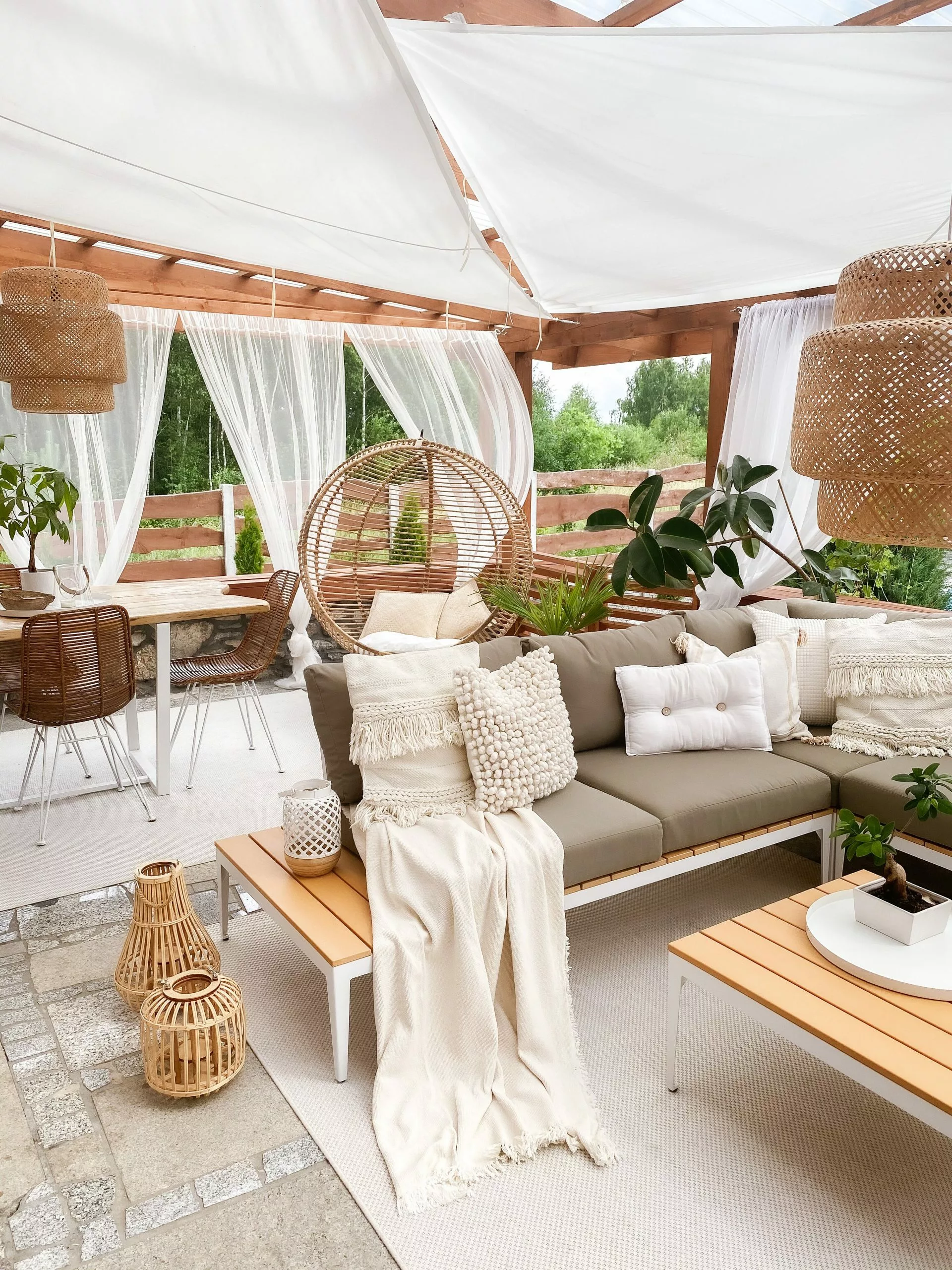 Beliani Puutarhasohva Ja Sohvapöytä POSITANO 10 Beliani Puutarhasohva Ja Sohvapöytä POSITANO - Image 10