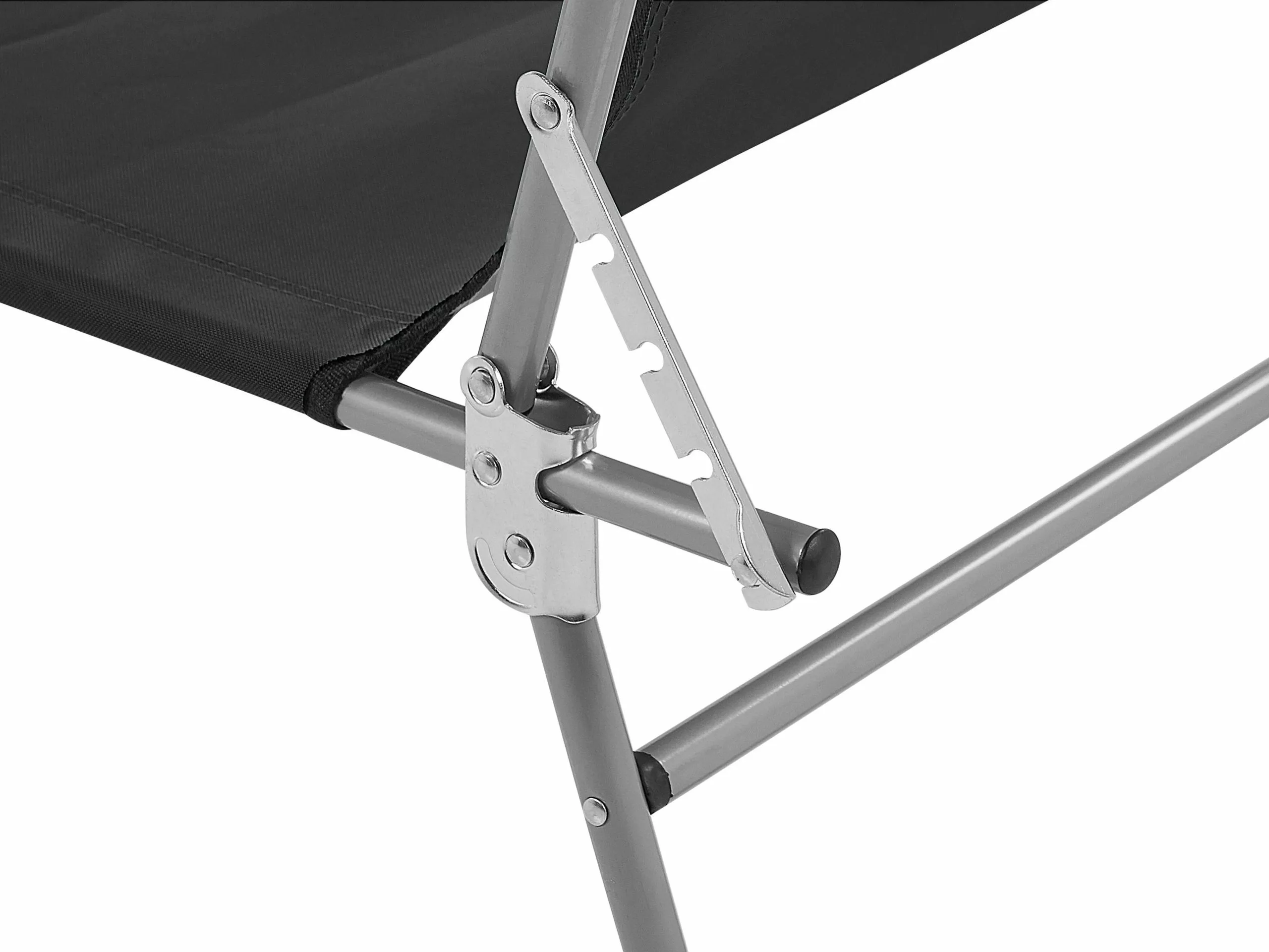 Beliani Musta Teräksinen Aurinkotuoli Katoksella FOLIGNO 10 Beliani Musta Teräksinen Aurinkotuoli Katoksella FOLIGNO - Image 10