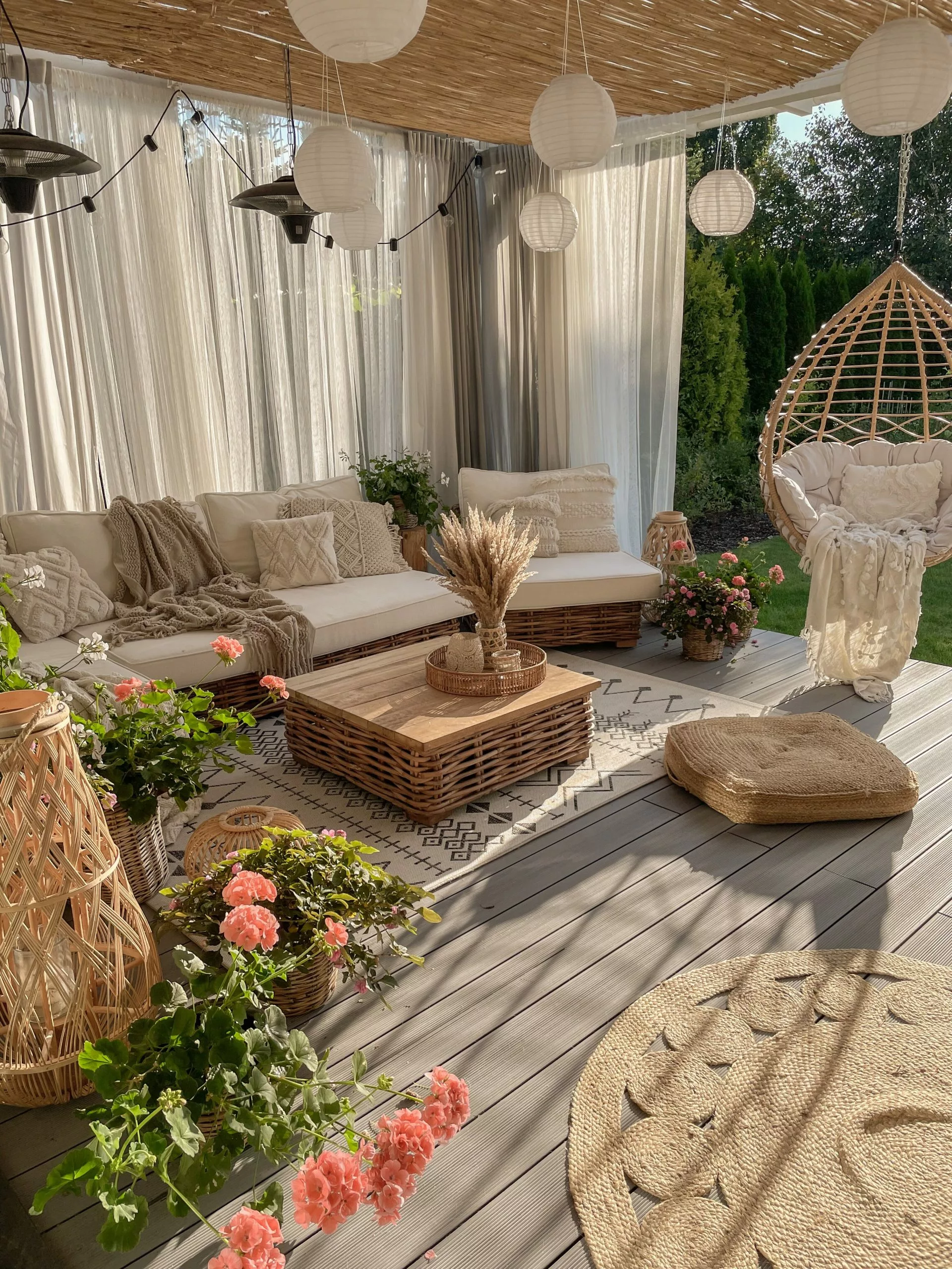 Beliani 4-istuttava Ulkosohvaryhmä Rottinki Vasenk. Luonnonväri VARALLO 7 Beliani 4-istuttava Ulkosohvaryhmä Rottinki Vasenk. Luonnonväri VARALLO - Image 7