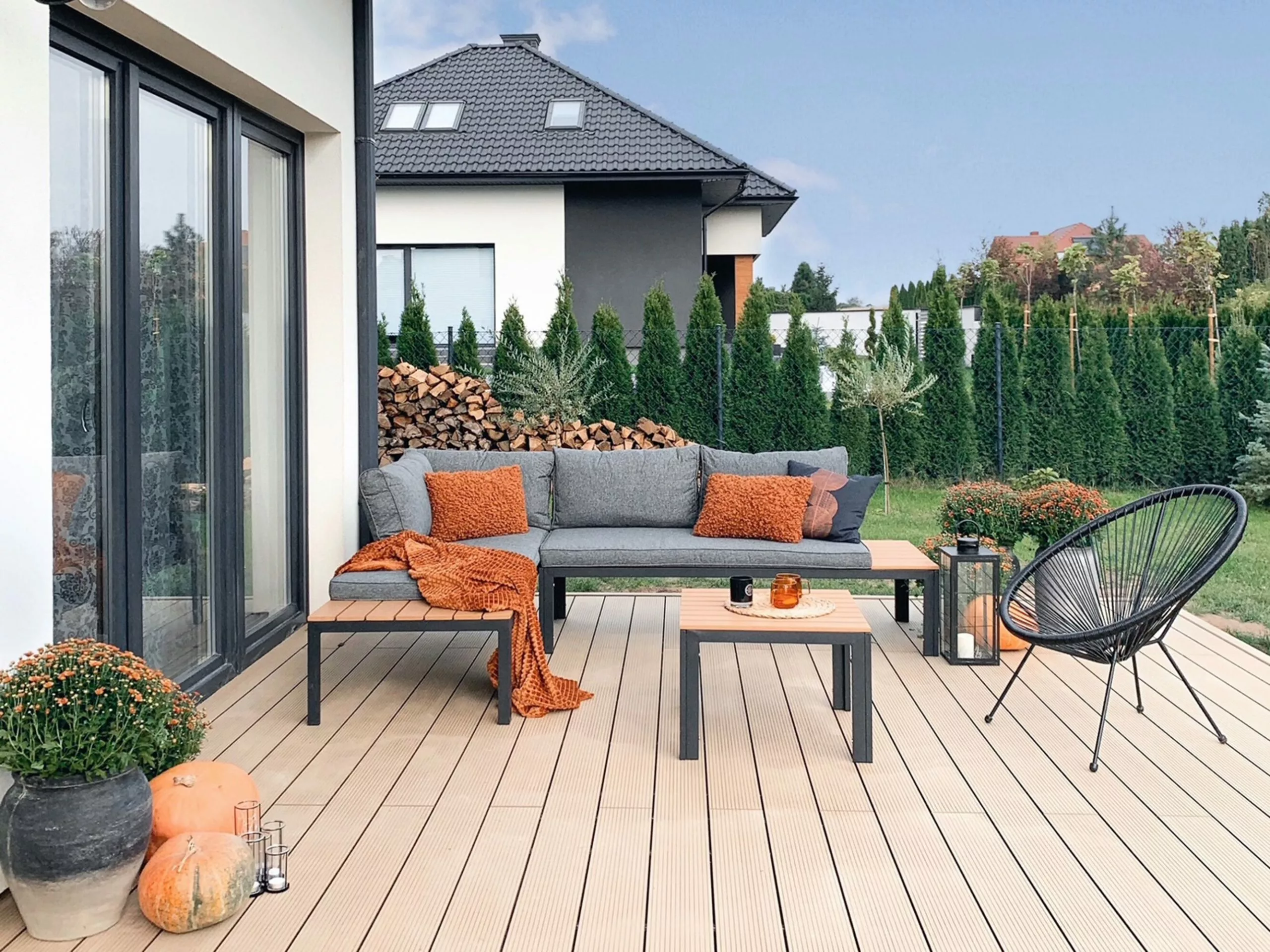 Beliani 4-istuttava Ulkosohvaryhmä Harmaa/vaalea Puu PIENZA 6 Beliani 4-istuttava Ulkosohvaryhmä Harmaa/vaalea Puu PIENZA - Image 6