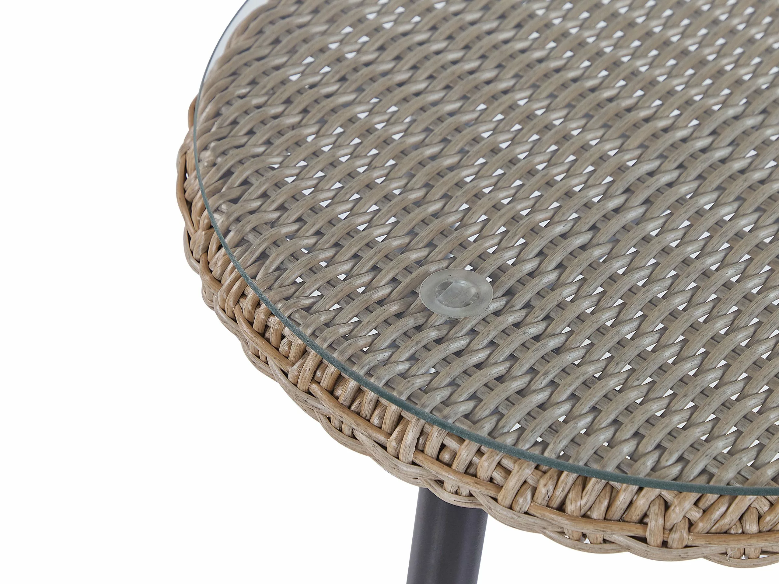 Beliani 2-istuttava Bistrosetti Polyrottinki Luonnonväri ORTIGIA - Image 9