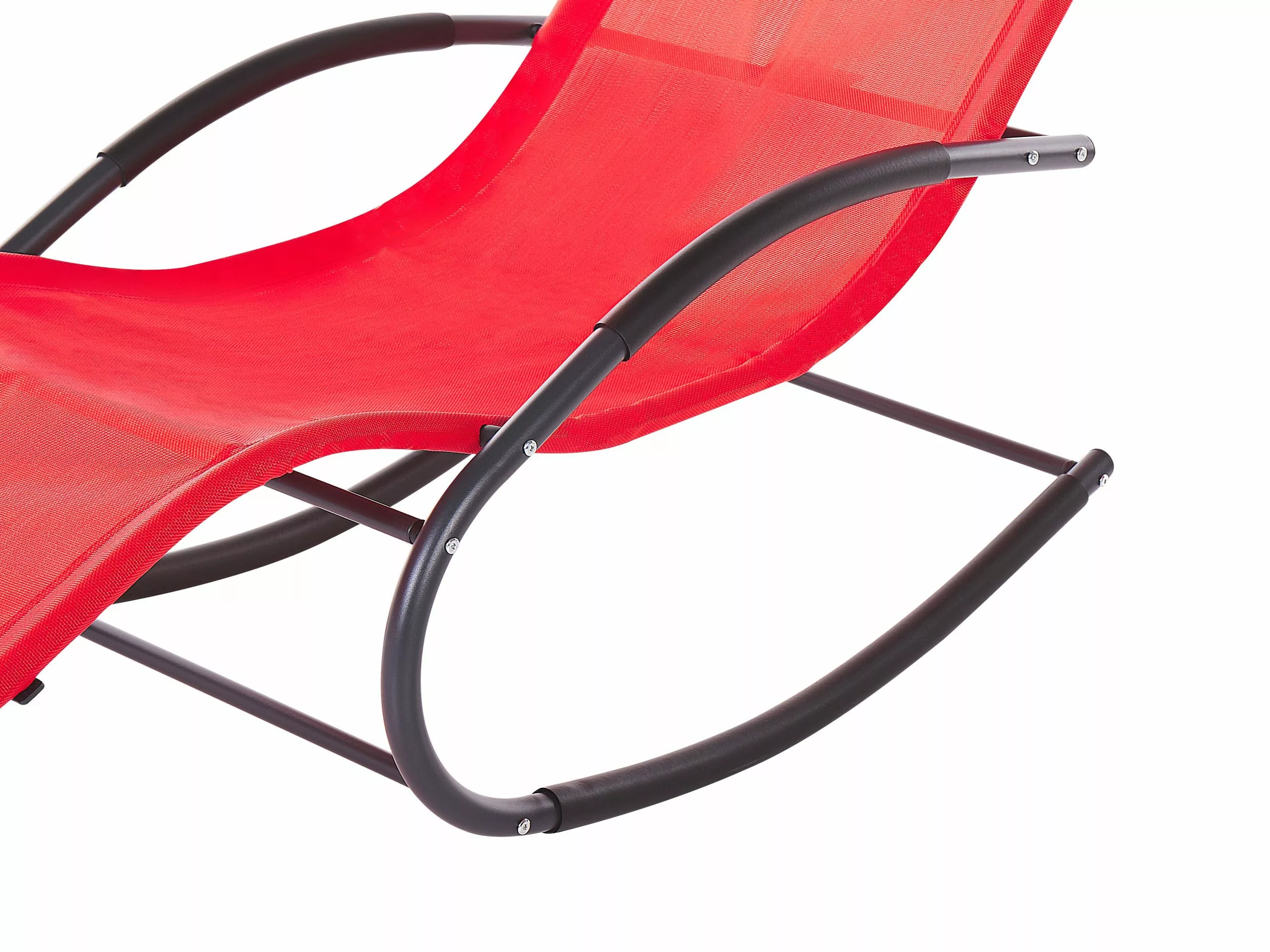 Beliani Aurinkotuoli Teräs Keinuva Punainen CARANO II 8 Beliani Aurinkotuoli Teräs Keinuva Punainen CARANO II - Image 8