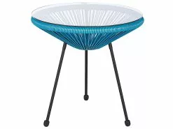 Beliani Parvekekalustesetti Rottinkinen Sininen ACAPULCO II -Ulkokalusteet shop undef src sa picid 813788 type whitesh image scaled