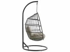 Beliani Riipputuoli Jalustalla Rottinkinen Musta ALBA -Ulkokalusteet shop undef src sa picid 815249 type whitesh image scaled