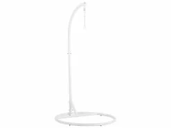 Beliani Riipputuoli Jalustalla Rottinkinen Valkoinen ALBA -Ulkokalusteet shop undef src sa picid 815272 type whitesh image scaled